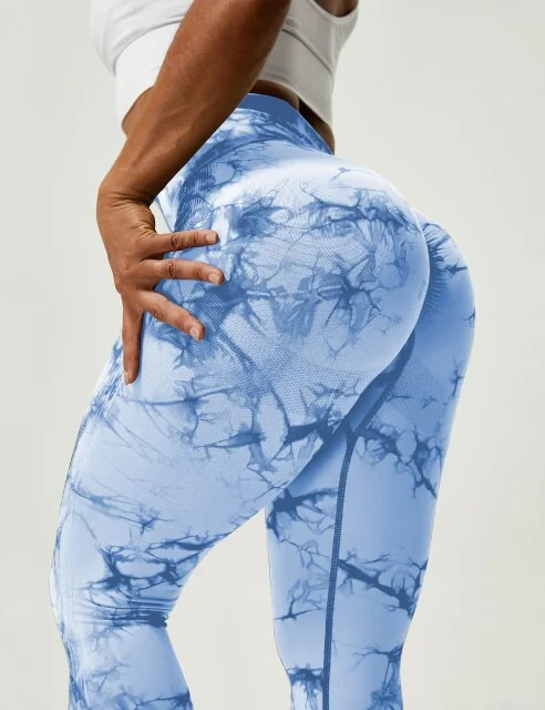 Scrunch Fitness Leggings - Premium Marble Design