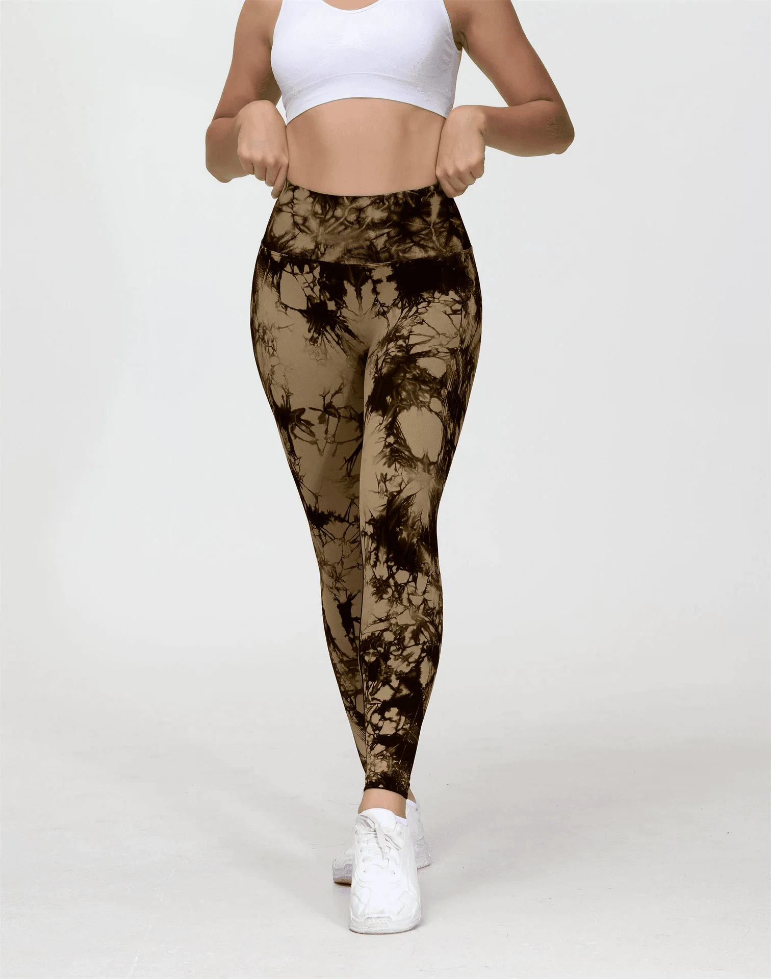 Scrunch Fitness Leggings - Premium Marble Design