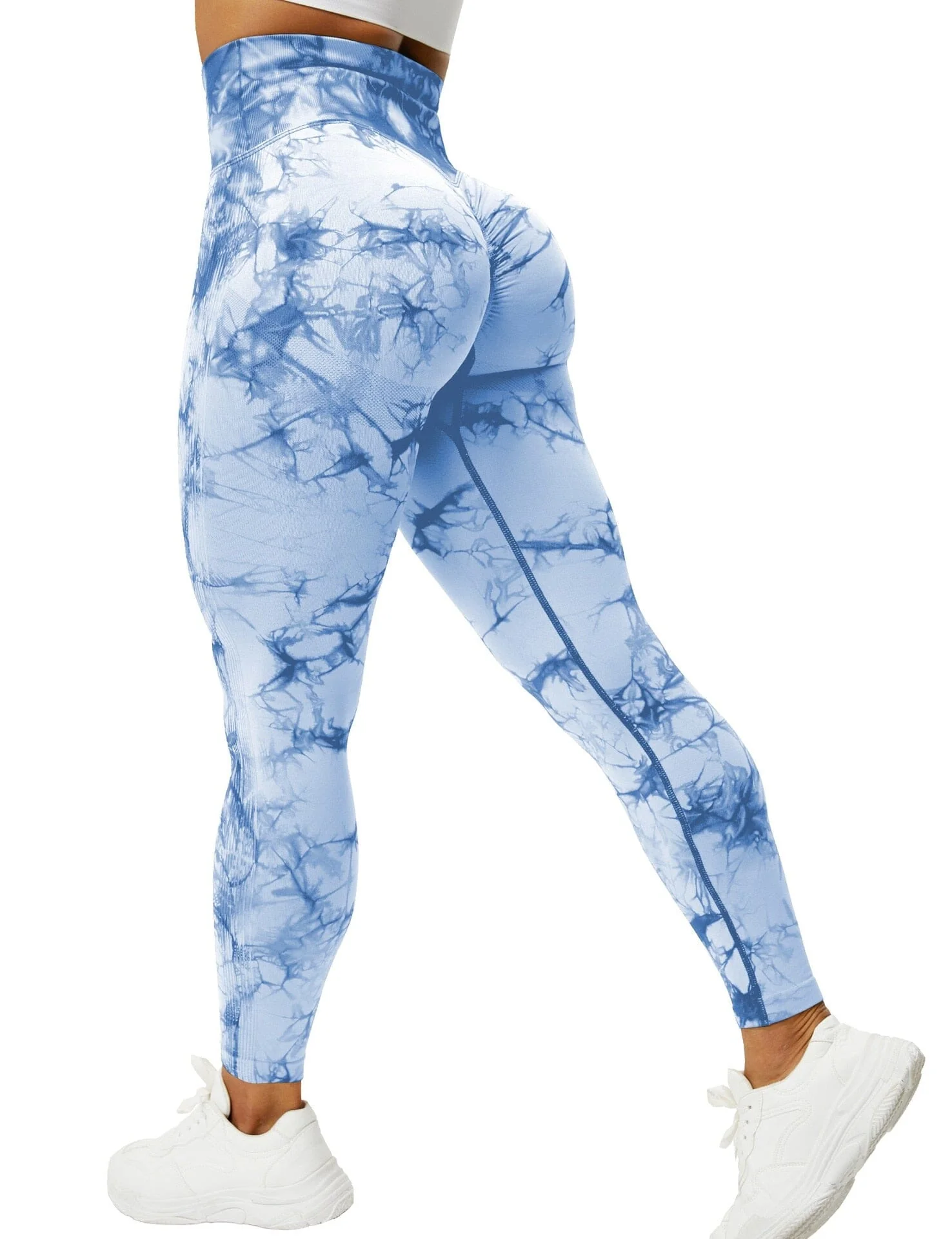 Scrunch Fitness Leggings - Premium Marble Design