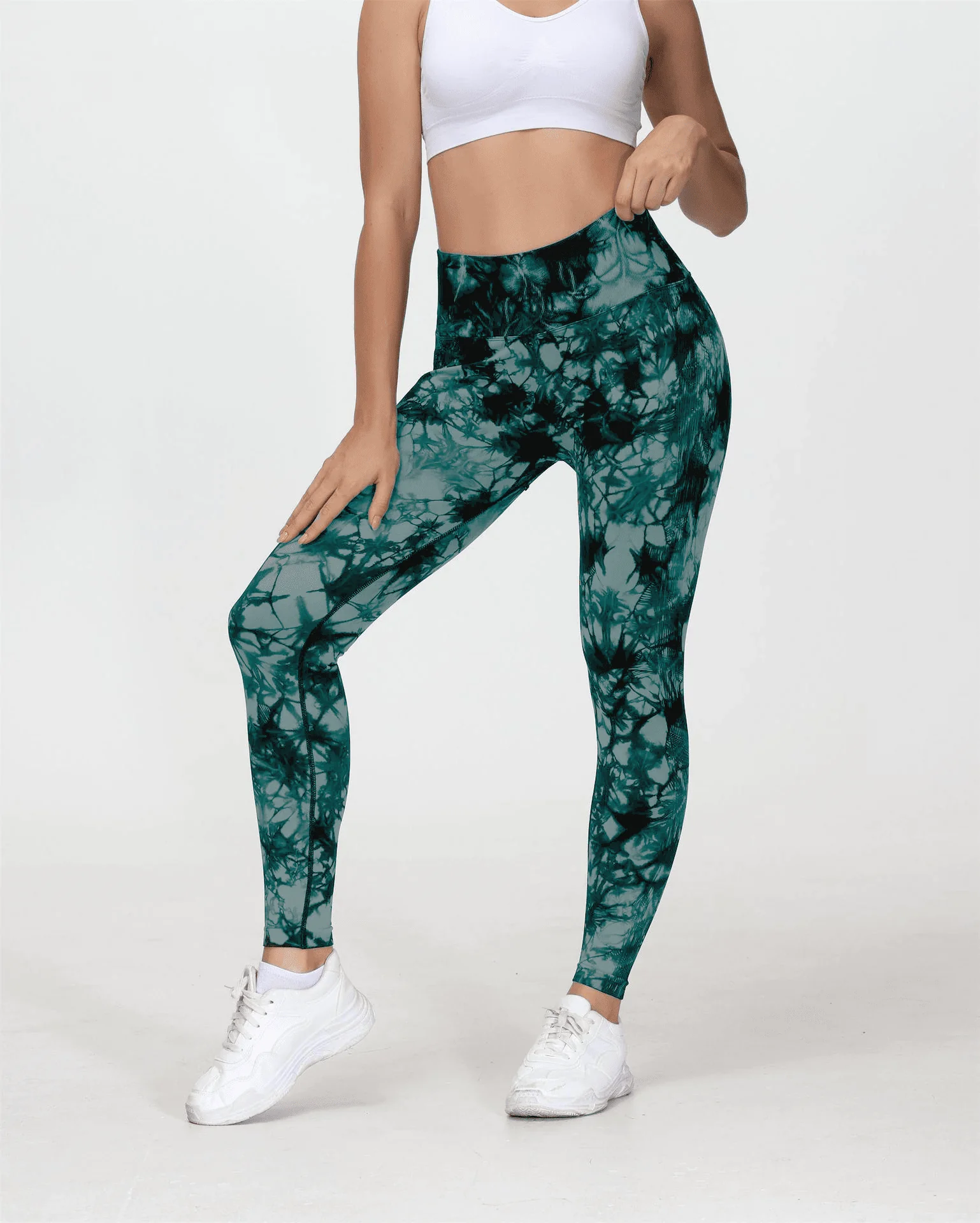 Scrunch Fitness Leggings - Premium Marble Design