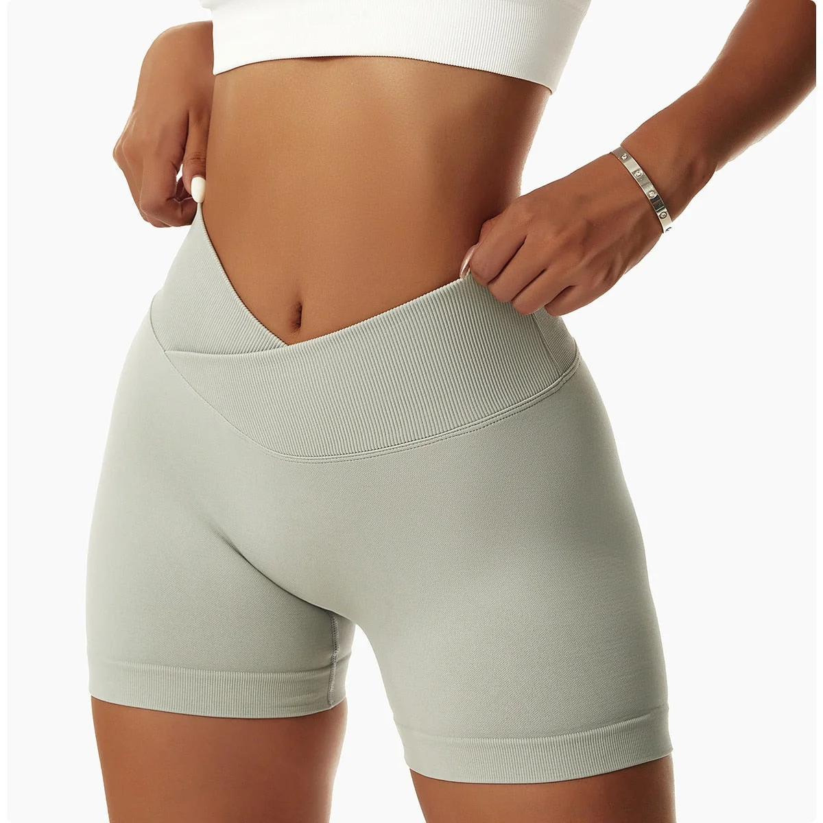 High Waist Seamless Yoga Shorts