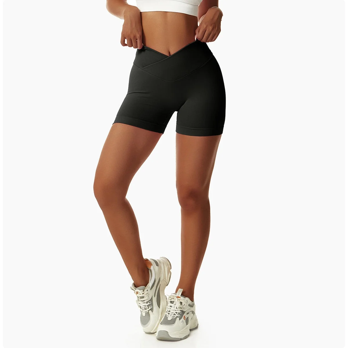 High Waist Seamless Yoga Shorts