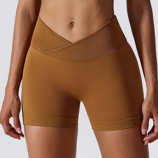 High Waist Seamless Yoga Shorts