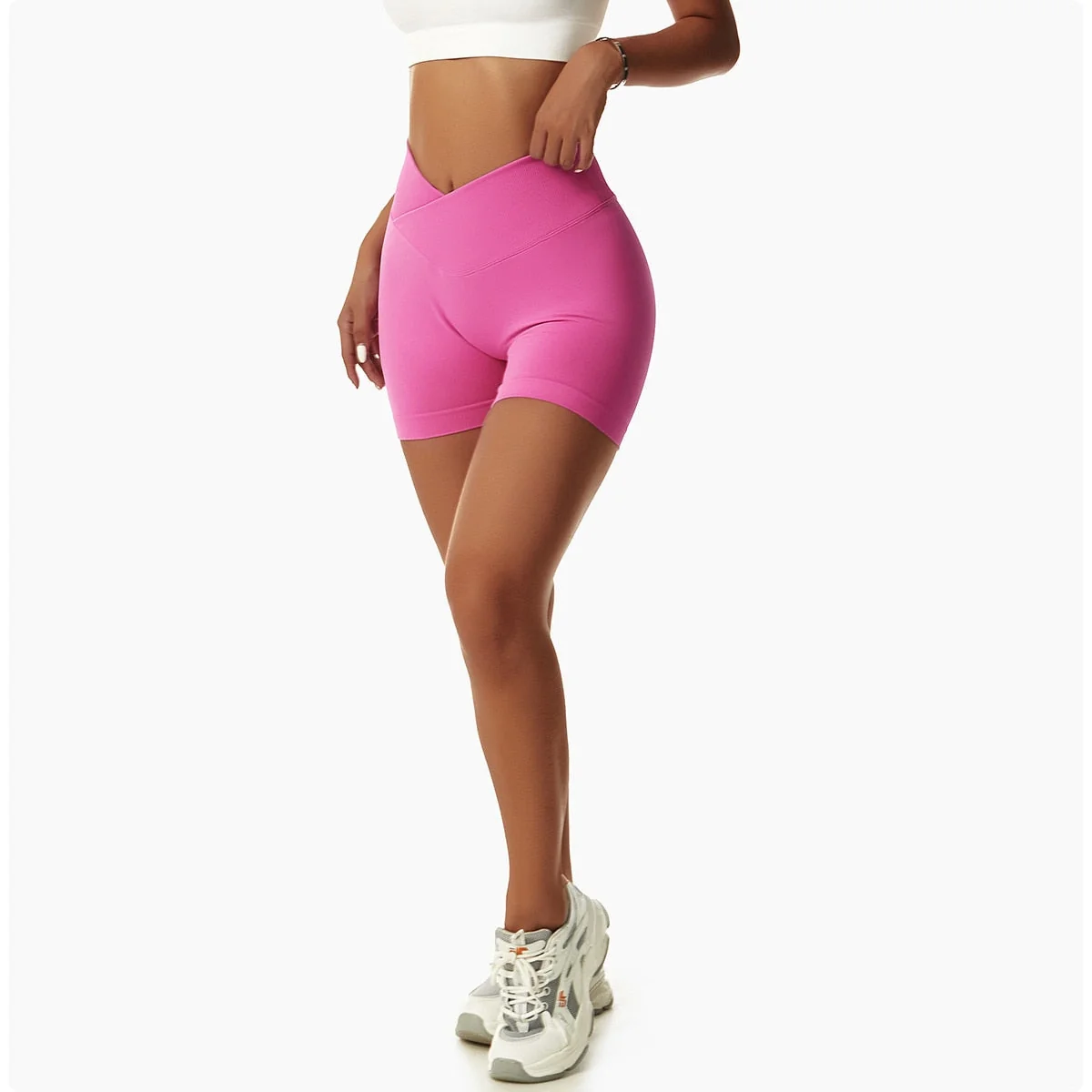High Waist Seamless Yoga Shorts
