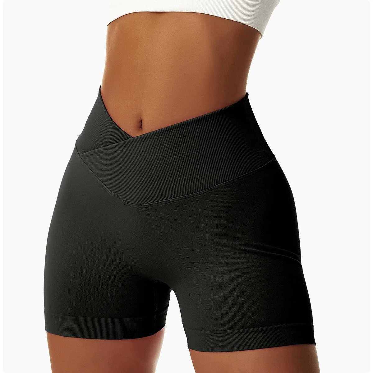 High Waist Seamless Yoga Shorts