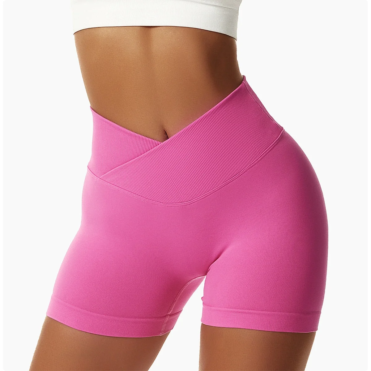 High Waist Seamless Yoga Shorts