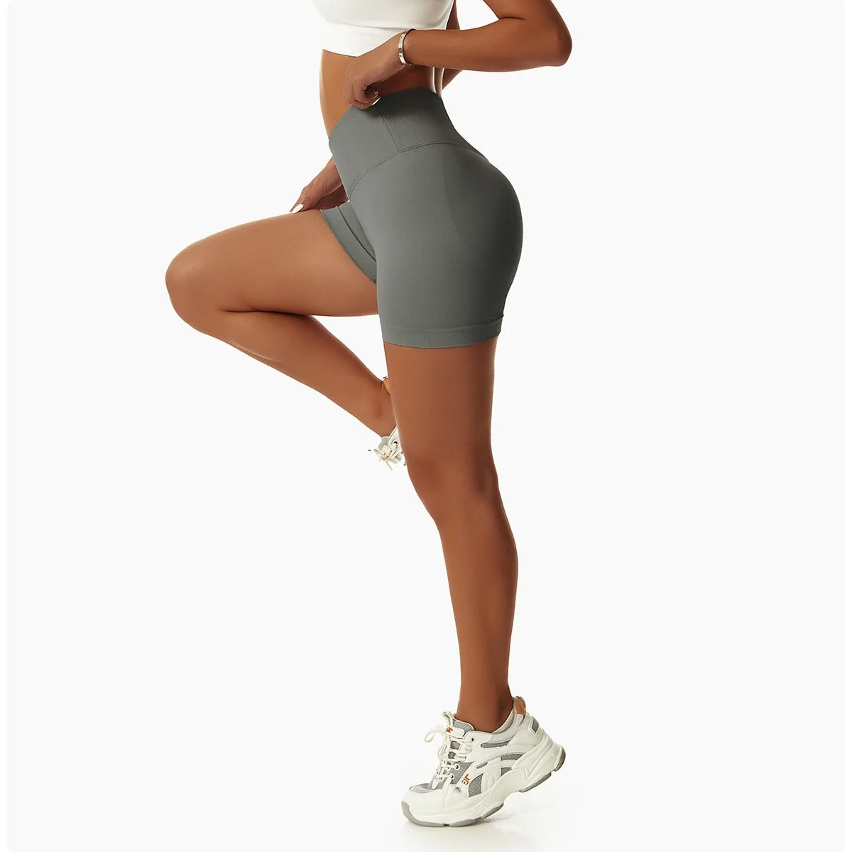 High Waist Seamless Yoga Shorts