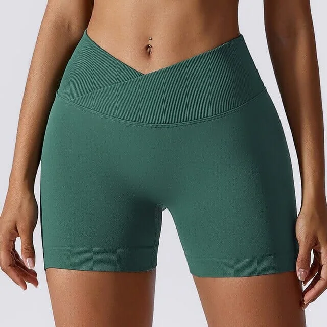 High Waist Seamless Yoga Shorts