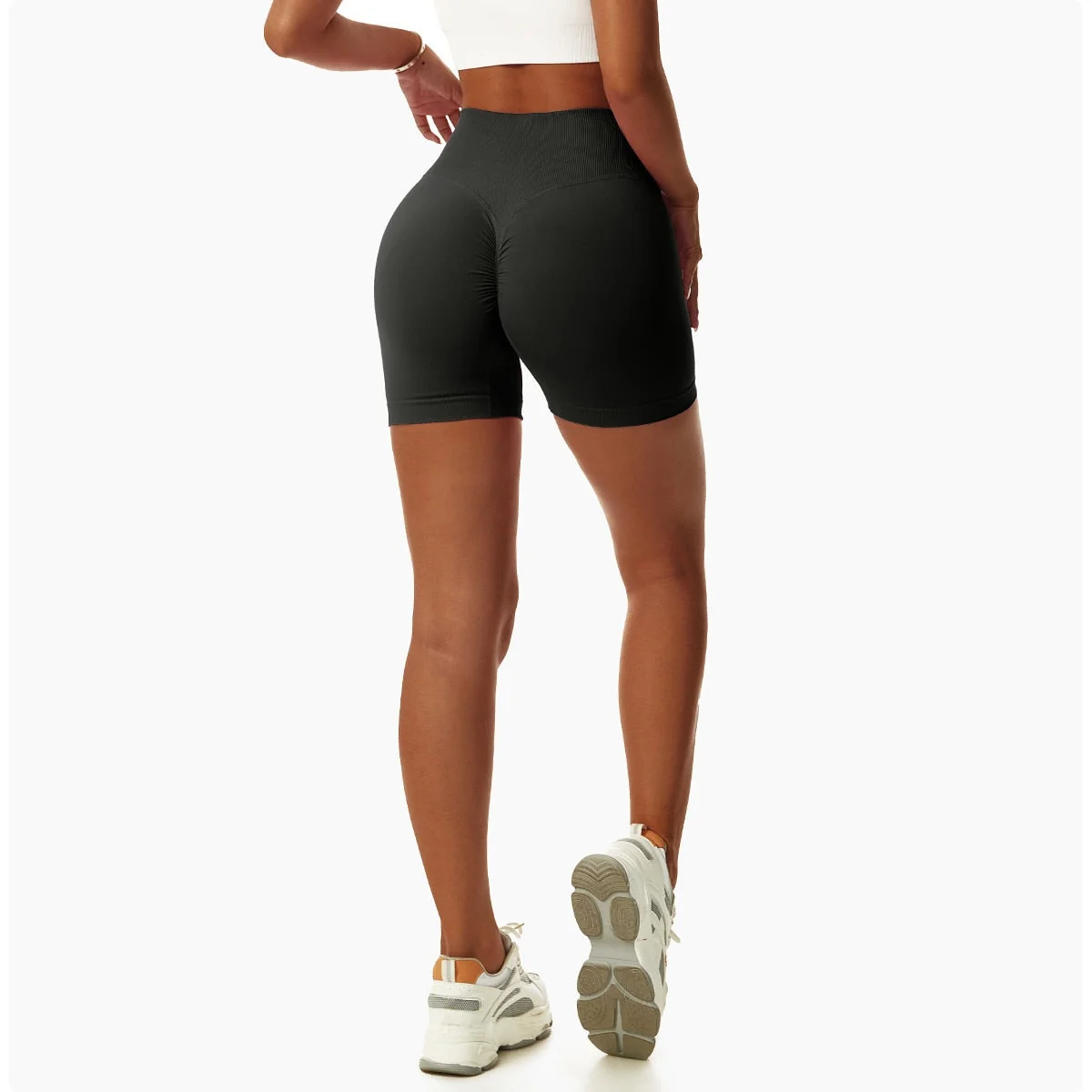 High Waist Seamless Yoga Shorts