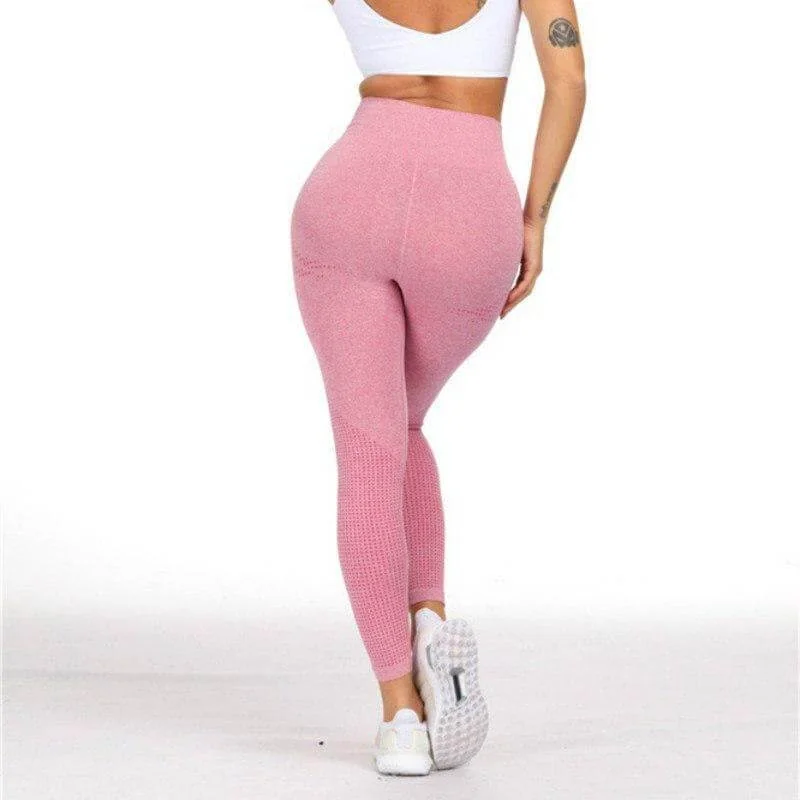 Seamless High Waist Fitness Leggings in Various Colors