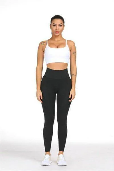 Seamless High Waist Fitness Leggings in Various Colors