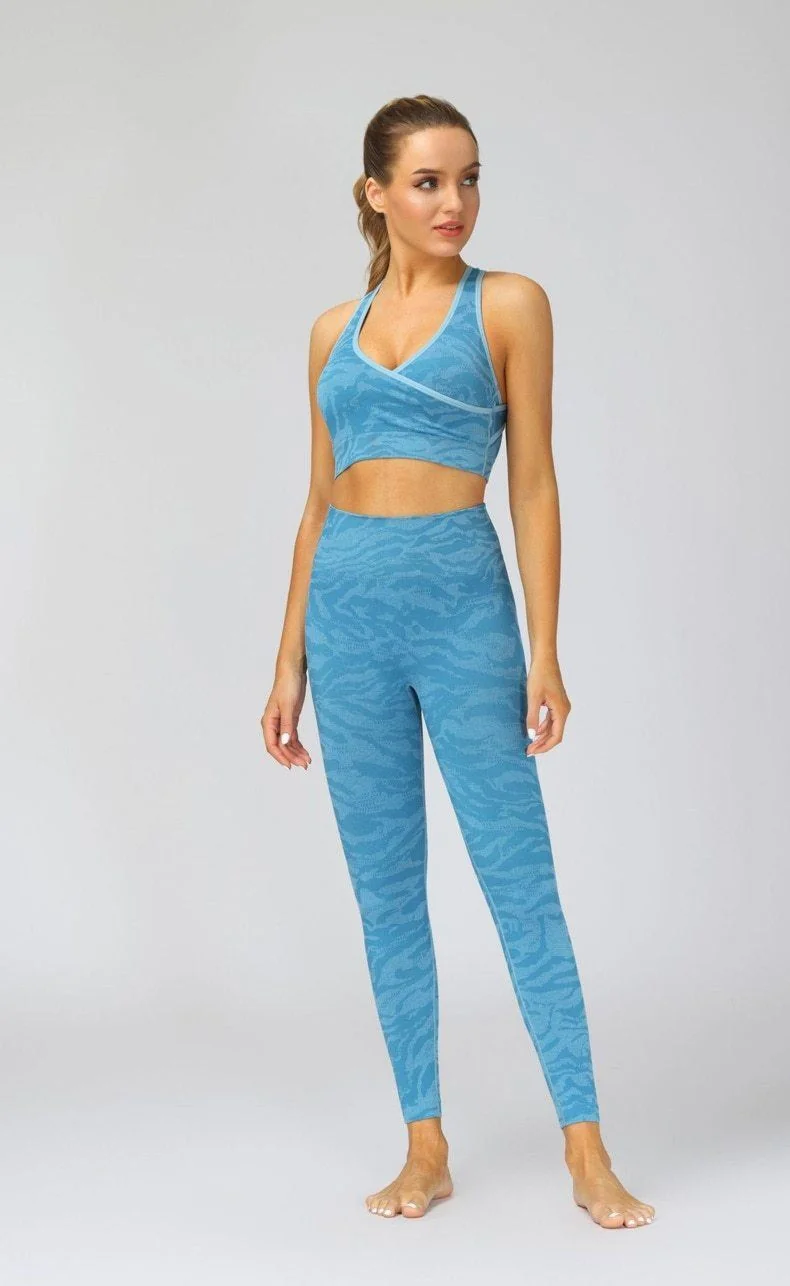 Tiger Print Seamless Fitness Leggings