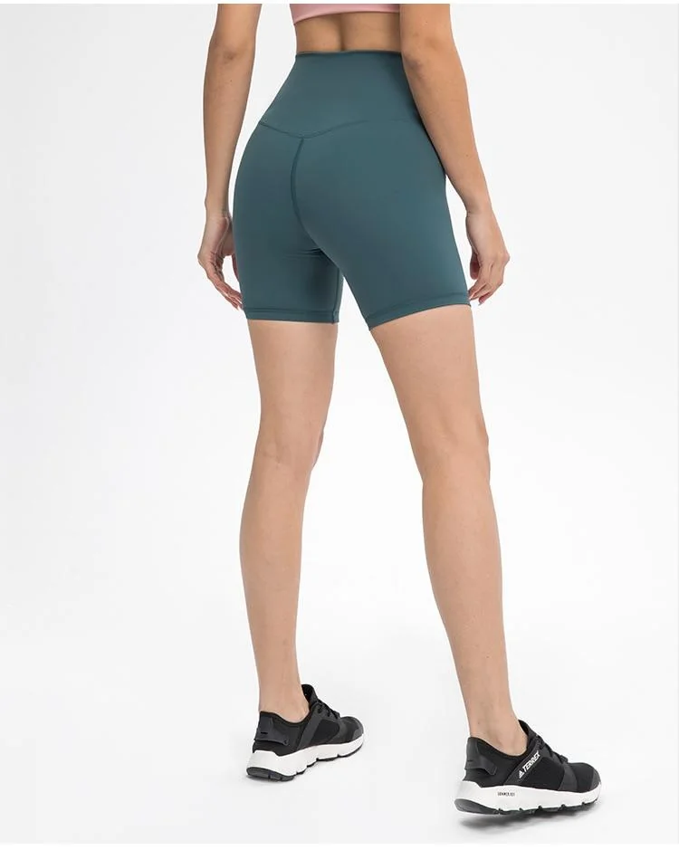 Stretchy Yoga Shorts for Women - Comfortable High Waist Activewear