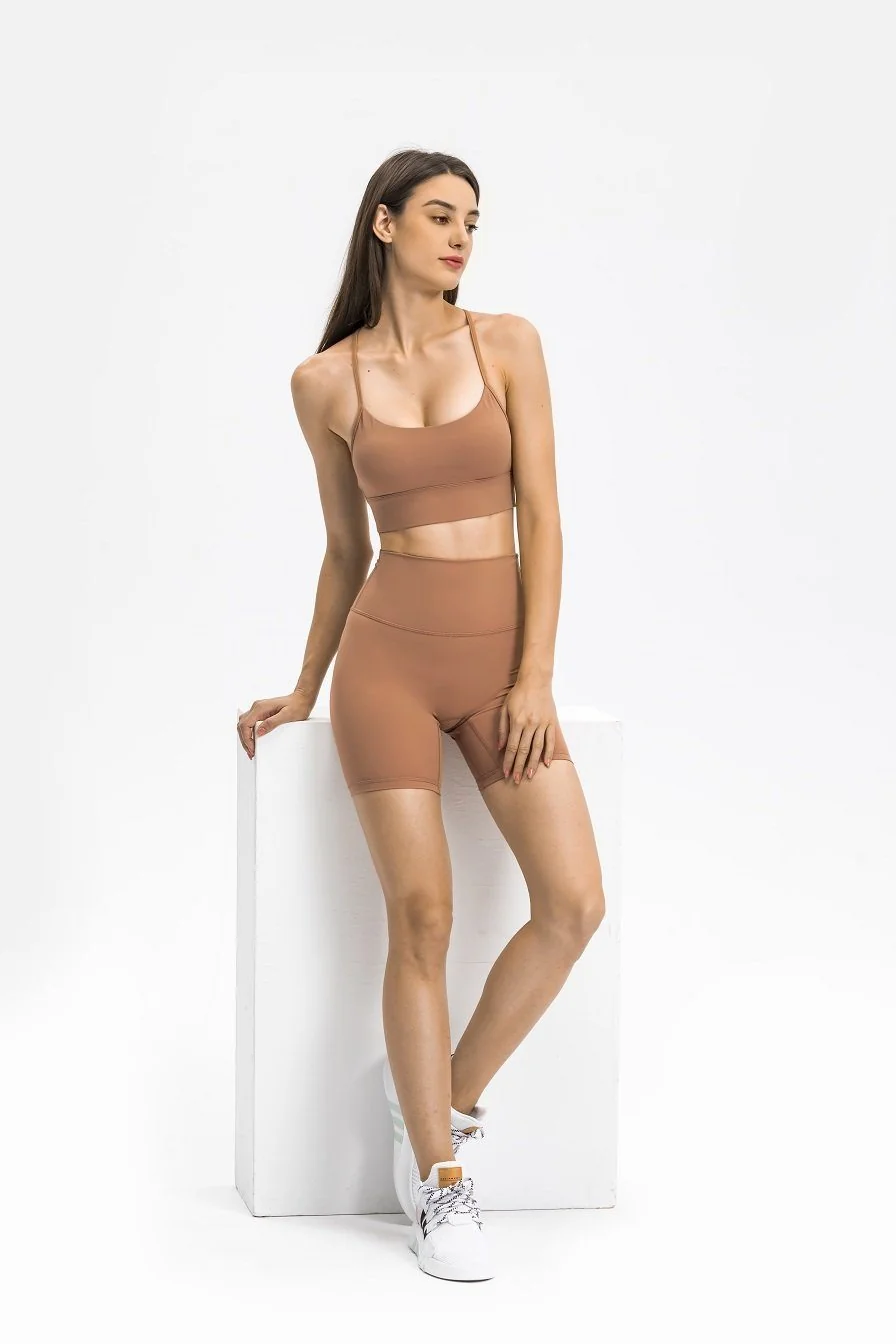 Stretchy Yoga Shorts for Women - Comfortable High Waist Activewear