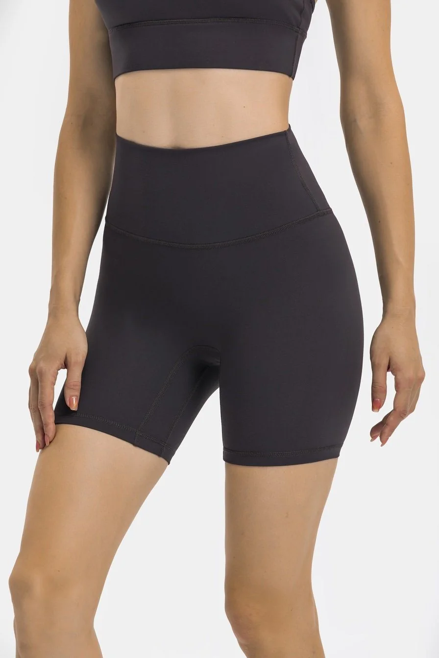 Stretchy Yoga Shorts for Women - Comfortable High Waist Activewear