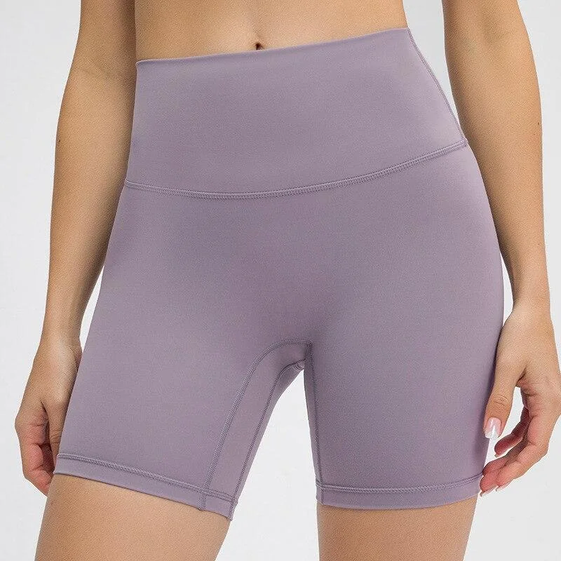 Stretchy Yoga Shorts for Women - Comfortable High Waist Activewear