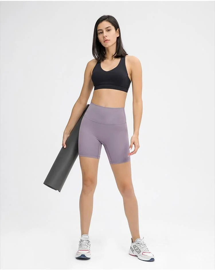 Stretchy Yoga Shorts for Women - Comfortable High Waist Activewear