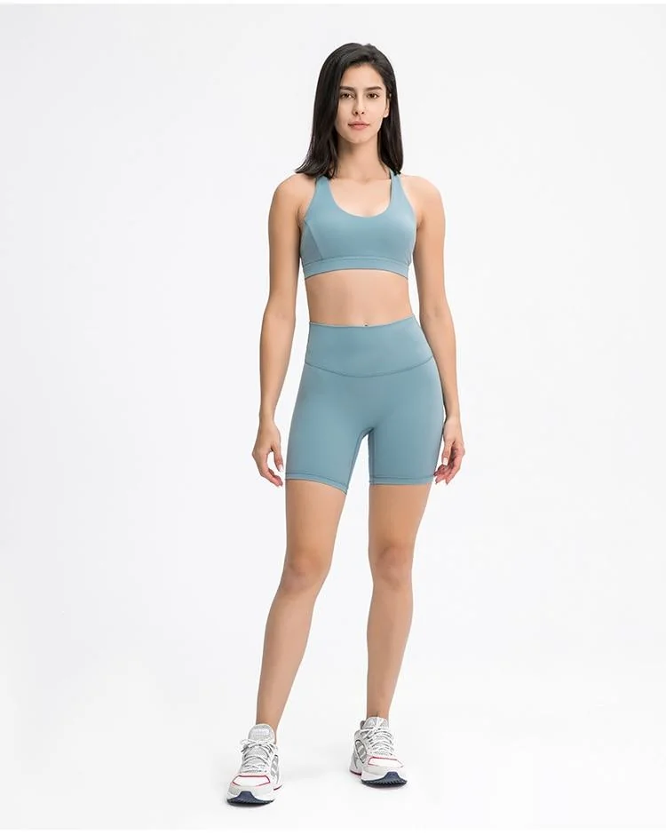 Stretchy Yoga Shorts for Women - Comfortable High Waist Activewear