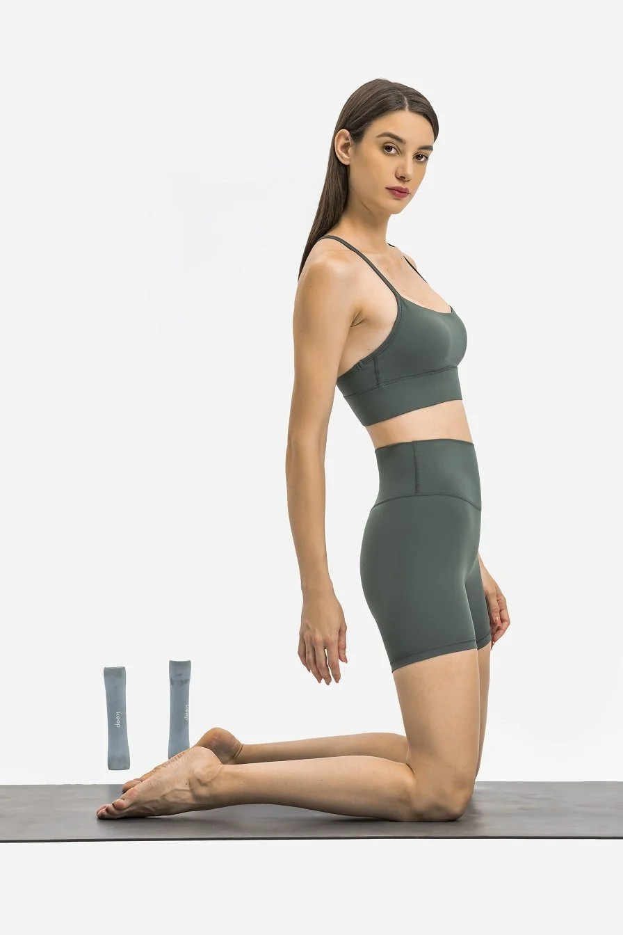 Stretchy Yoga Shorts for Women - Comfortable High Waist Activewear