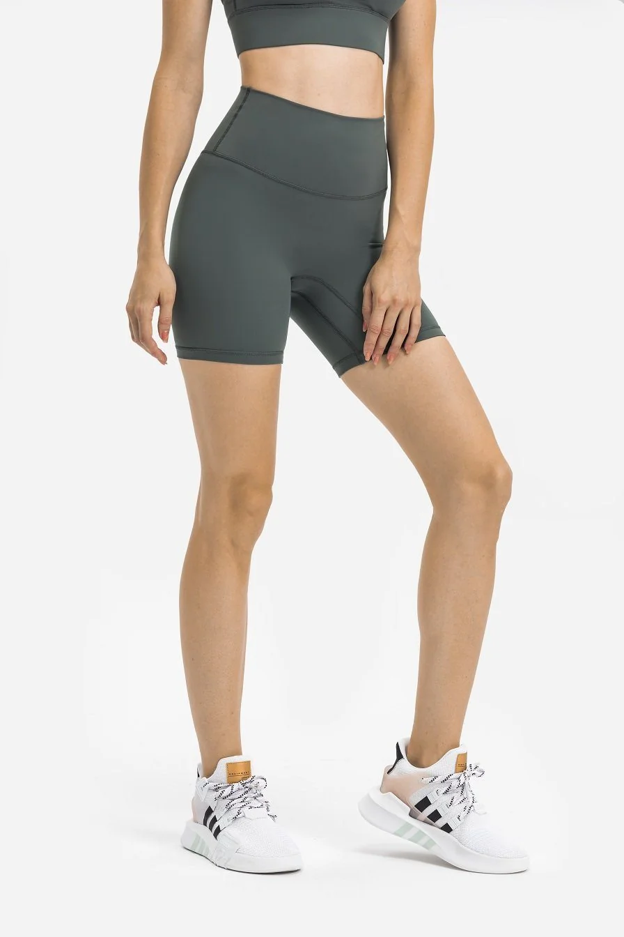 Stretchy Yoga Shorts for Women - Comfortable High Waist Activewear