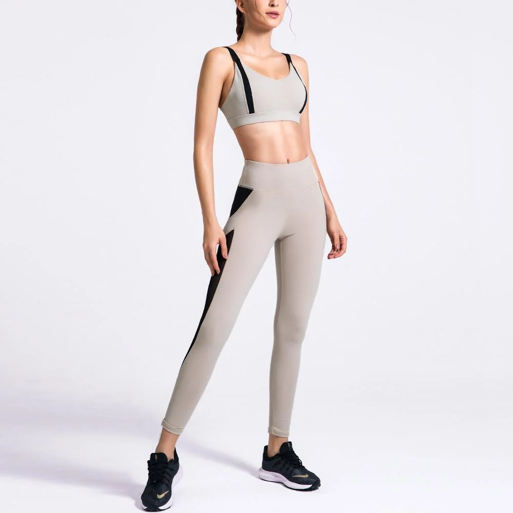 Womens Activewear Set - Yoga Leggings and Top