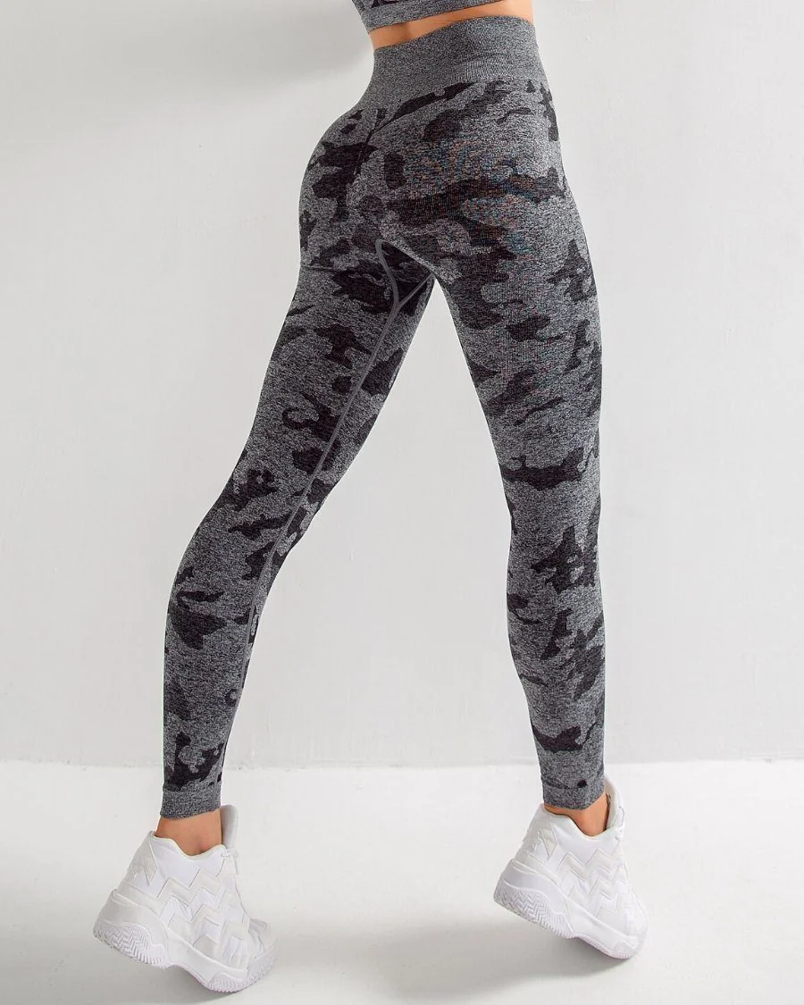 Camo Fitness Leggings for Women, Comfortable Workout Tights