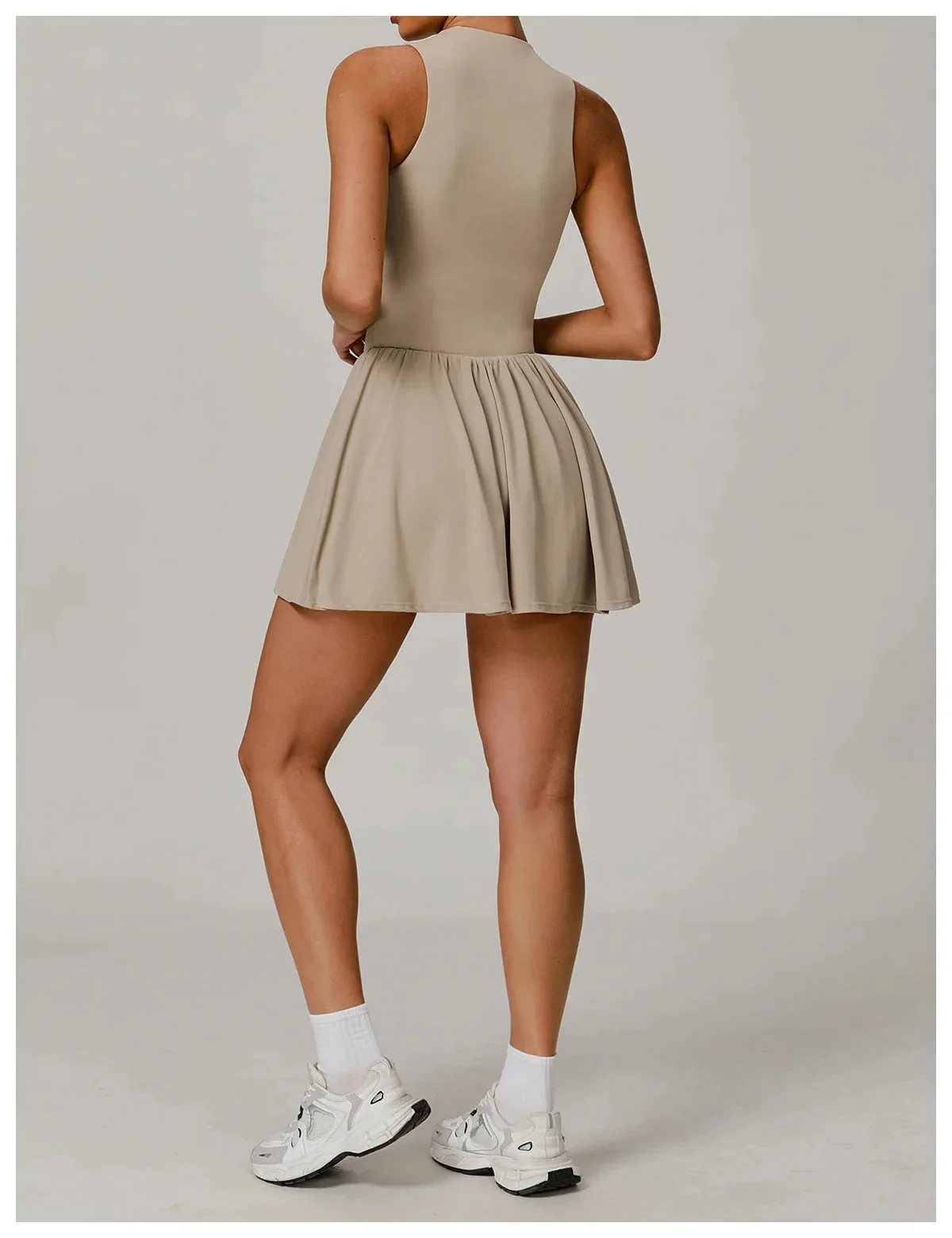 Zipper Bodysuit Dress for Women | Comfortable Fitness Wear