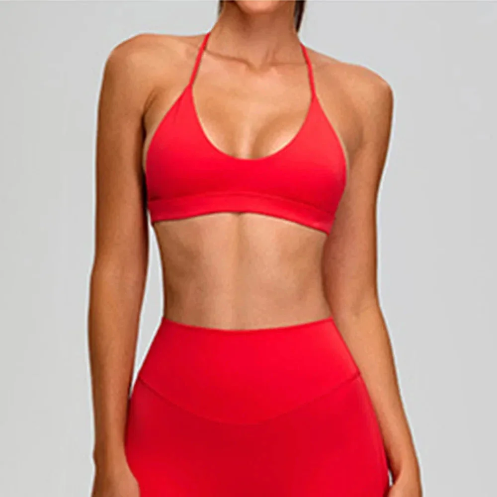 Chambray Blue Tide Back Sports Bra