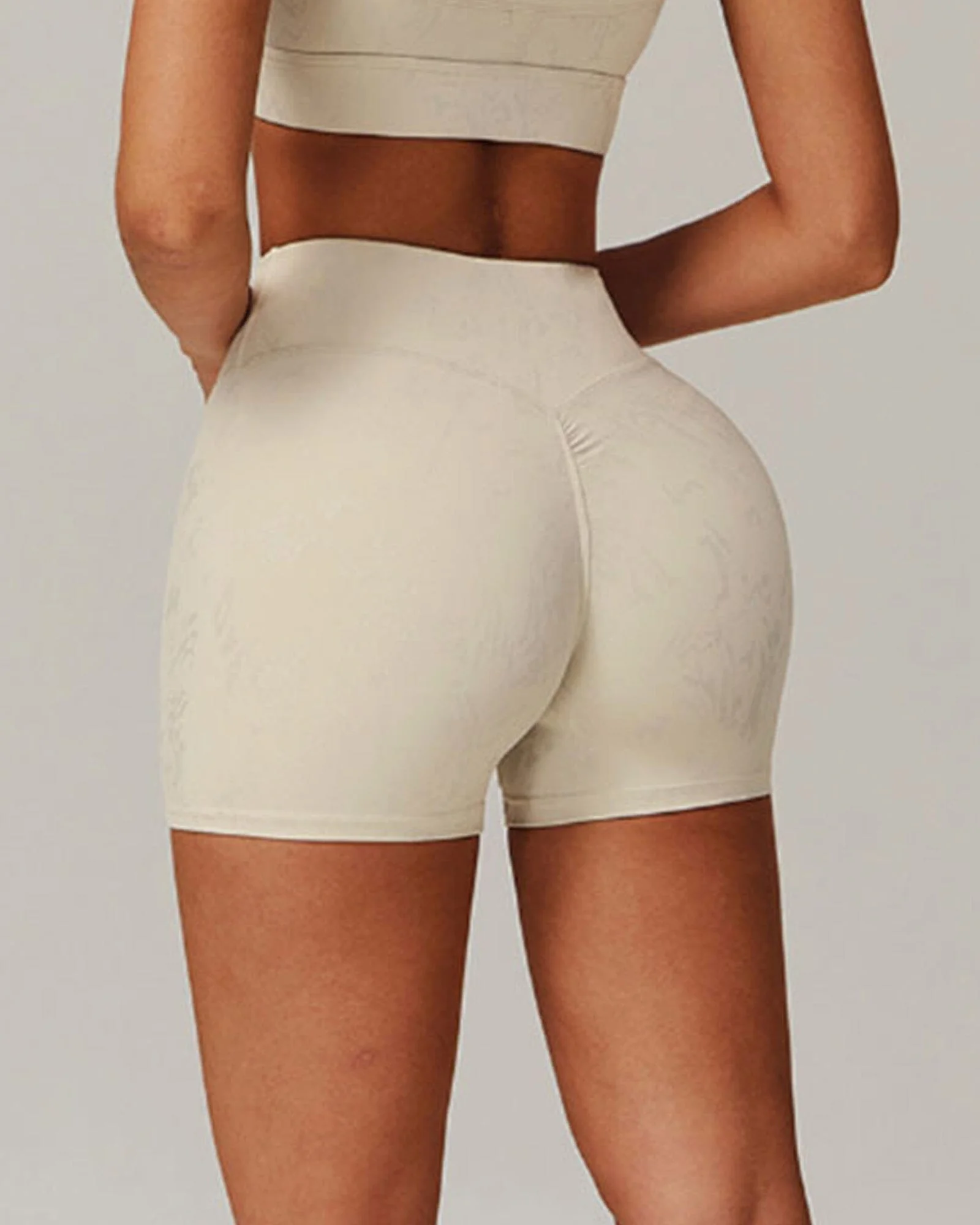 Advanced Breathable Gym Shorts for Women - Apricot, Black, and Brown Options