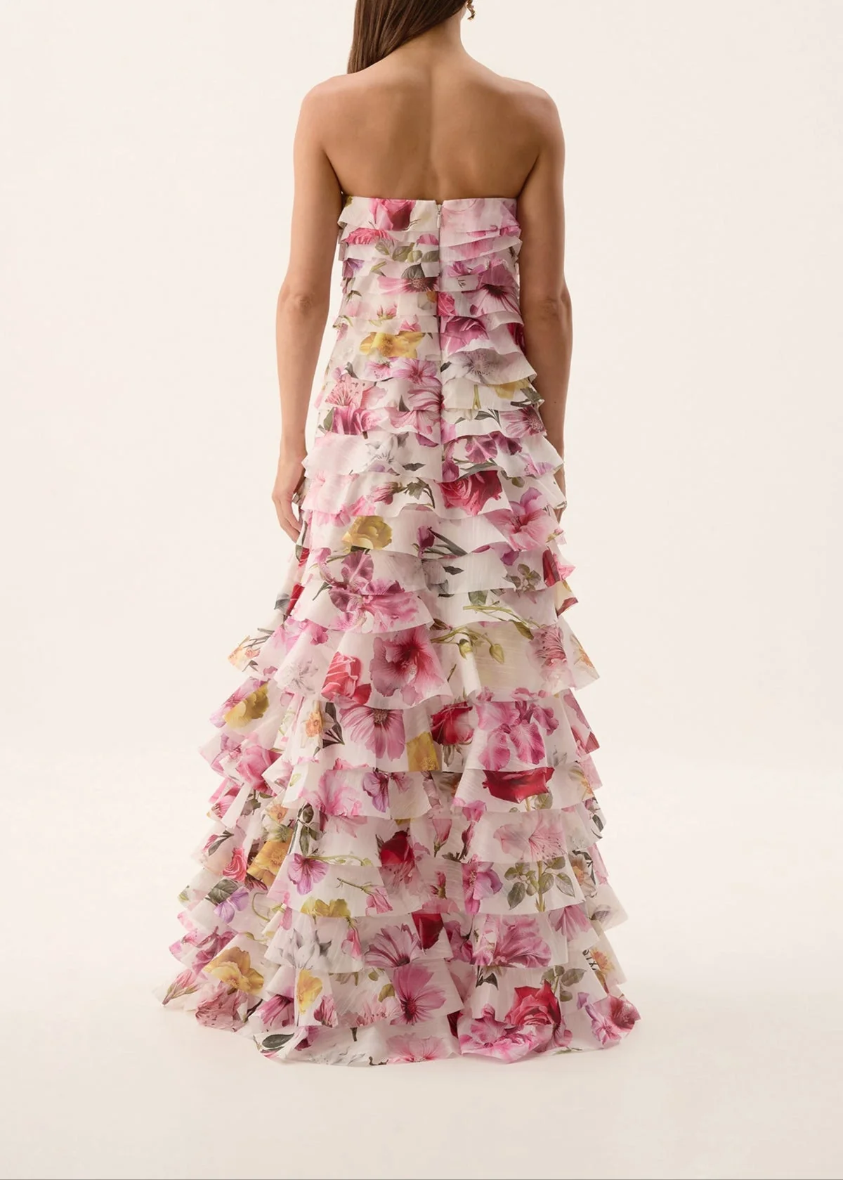Floral Layered Maxi Dress - Vibrant Design for Effortless Elegance
