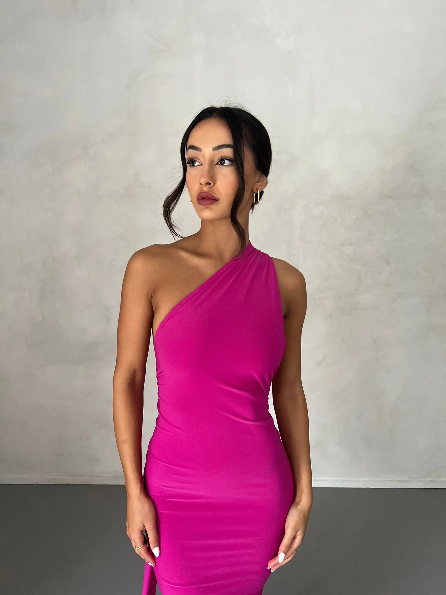 Pink Backless Maxi Dress - Vibrant Night Out Style