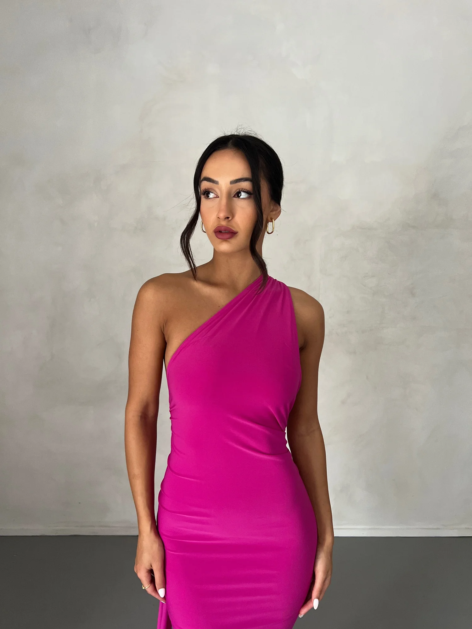 Pink Backless Maxi Dress - Vibrant Night Out Style
