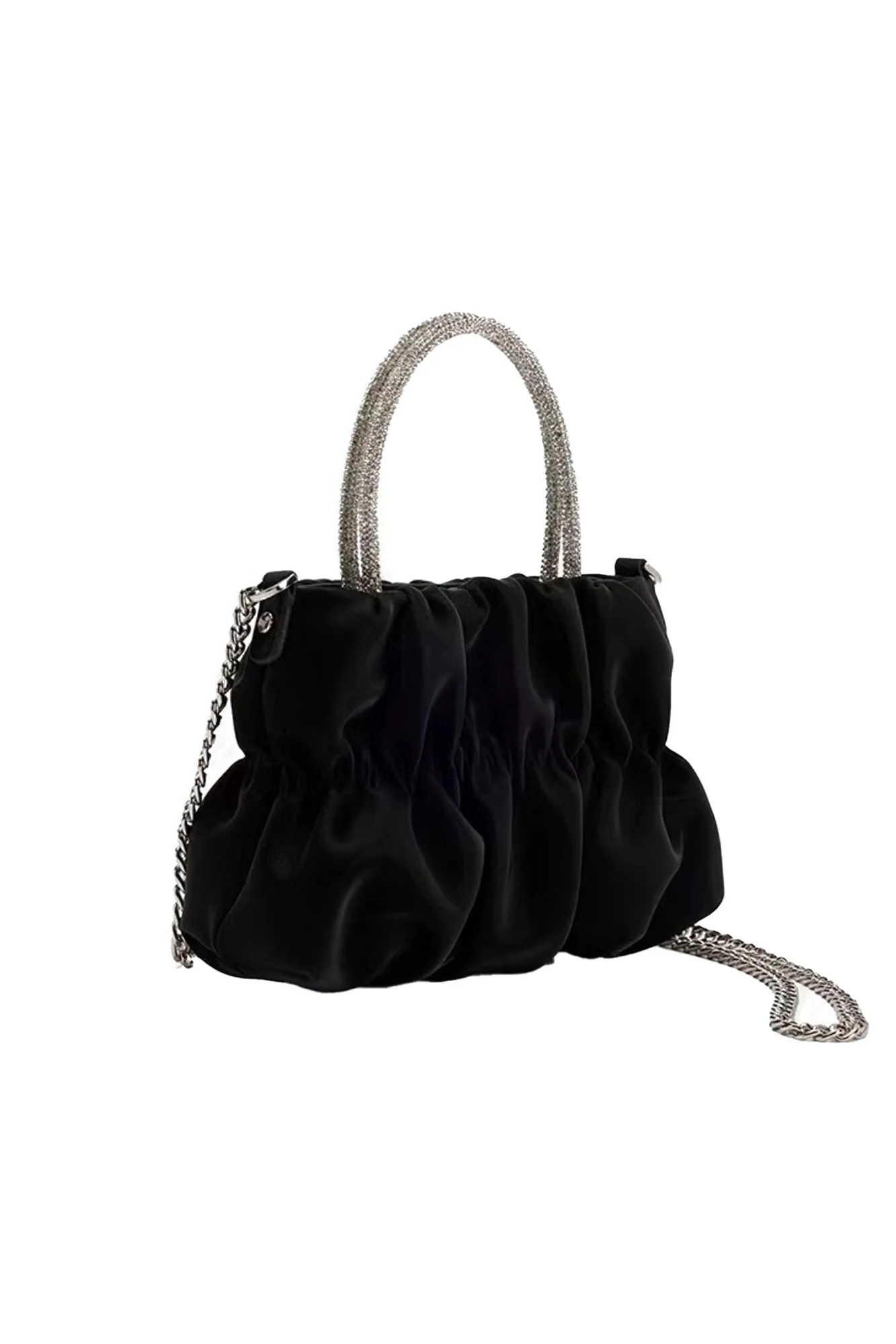 Versatile Black Cloud Tote Crossbody Bag - Stylish Womens Accessory