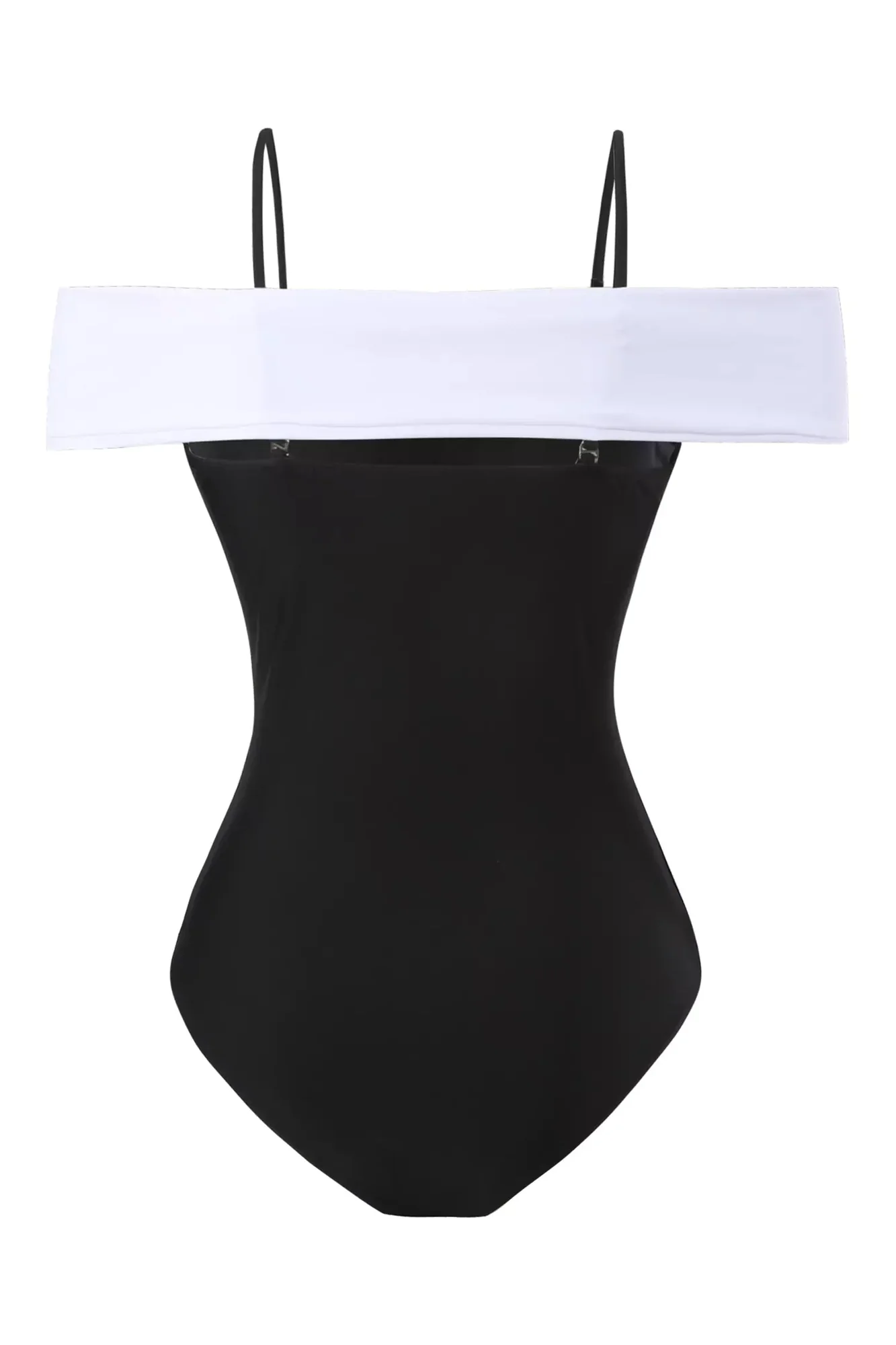 Black Bow Tie One Piece Swimwear with Elegant Design