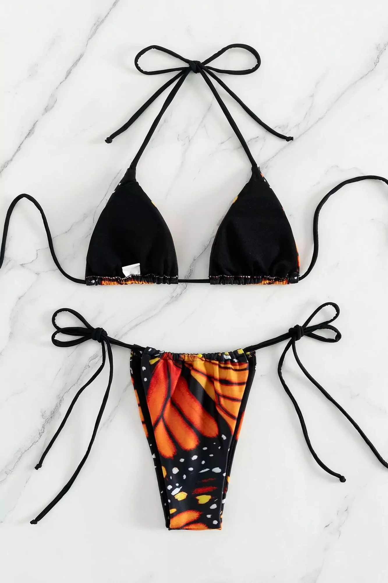 Red Butterfly Bikini - Stylish Swimwear for Summer Fun