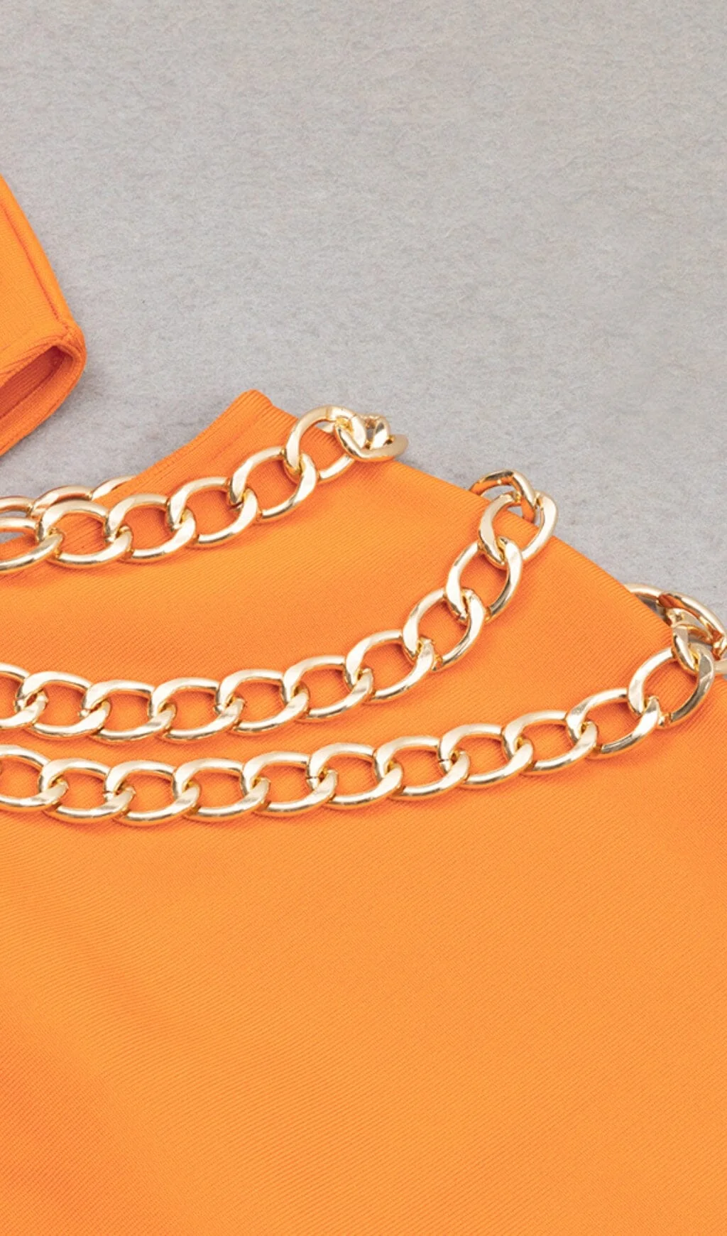 Orange Cutout Corset Midi Dress - Vibrant Style Statement