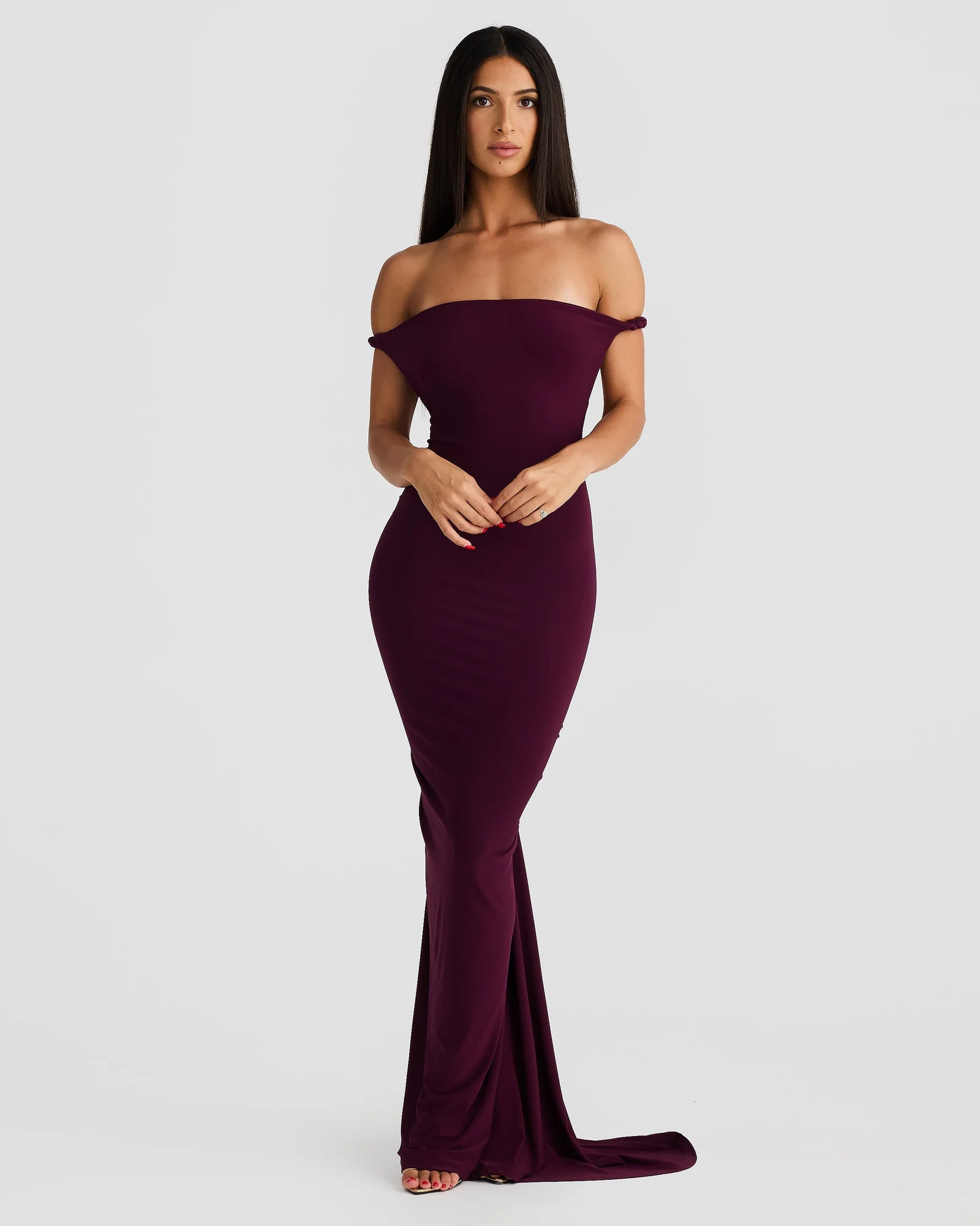 Purple Halterneck Maxi Dress - Versatile & Stylish