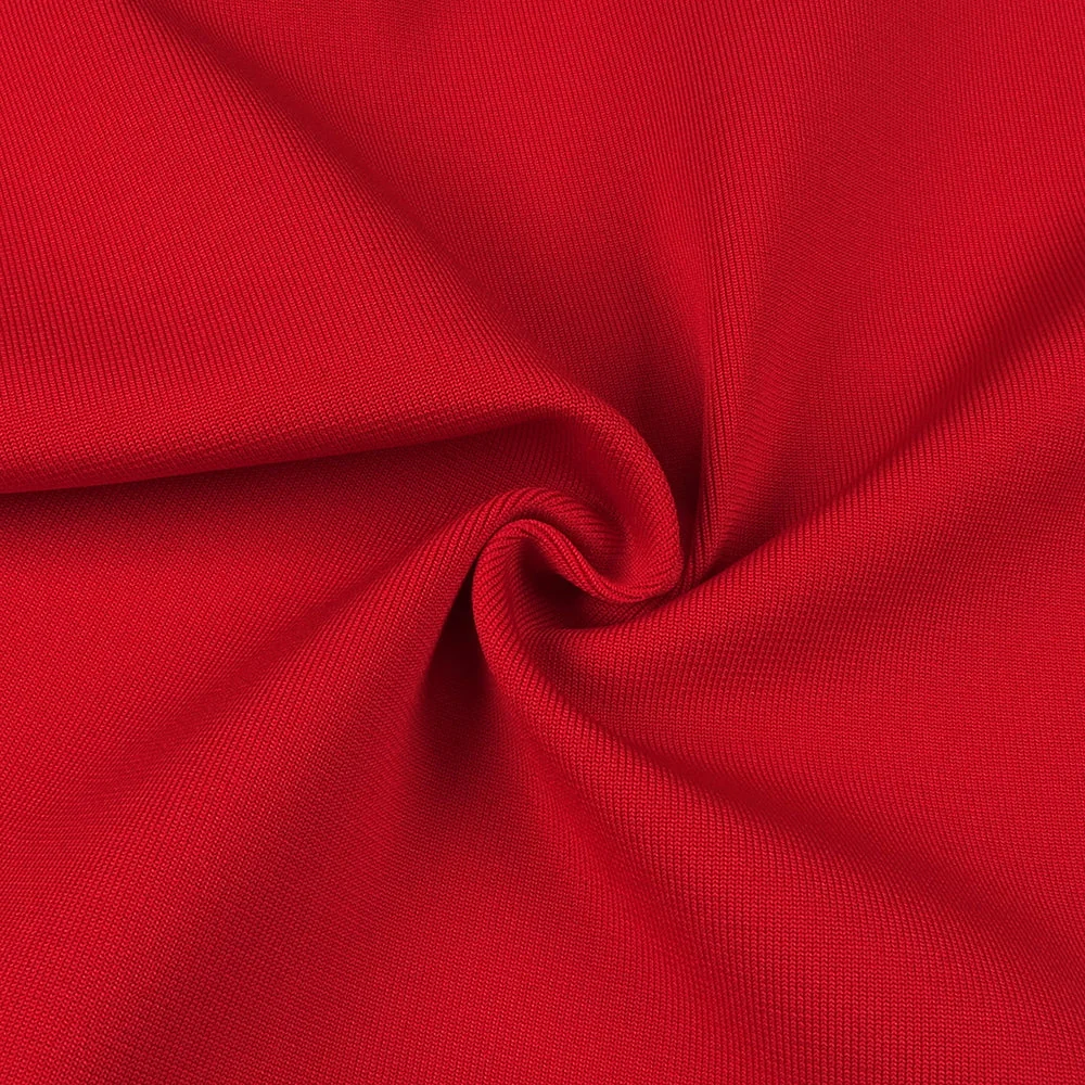 Red Backless Halter Maxi Dress with Cutout Detail