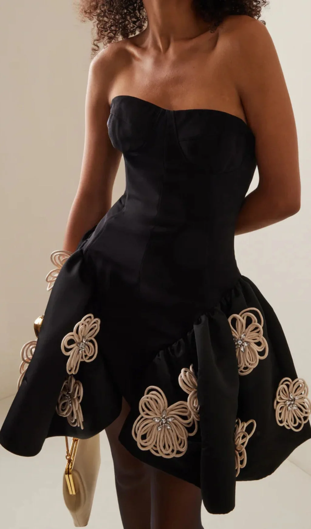 Vibrant Floral Mini Bandage Dress