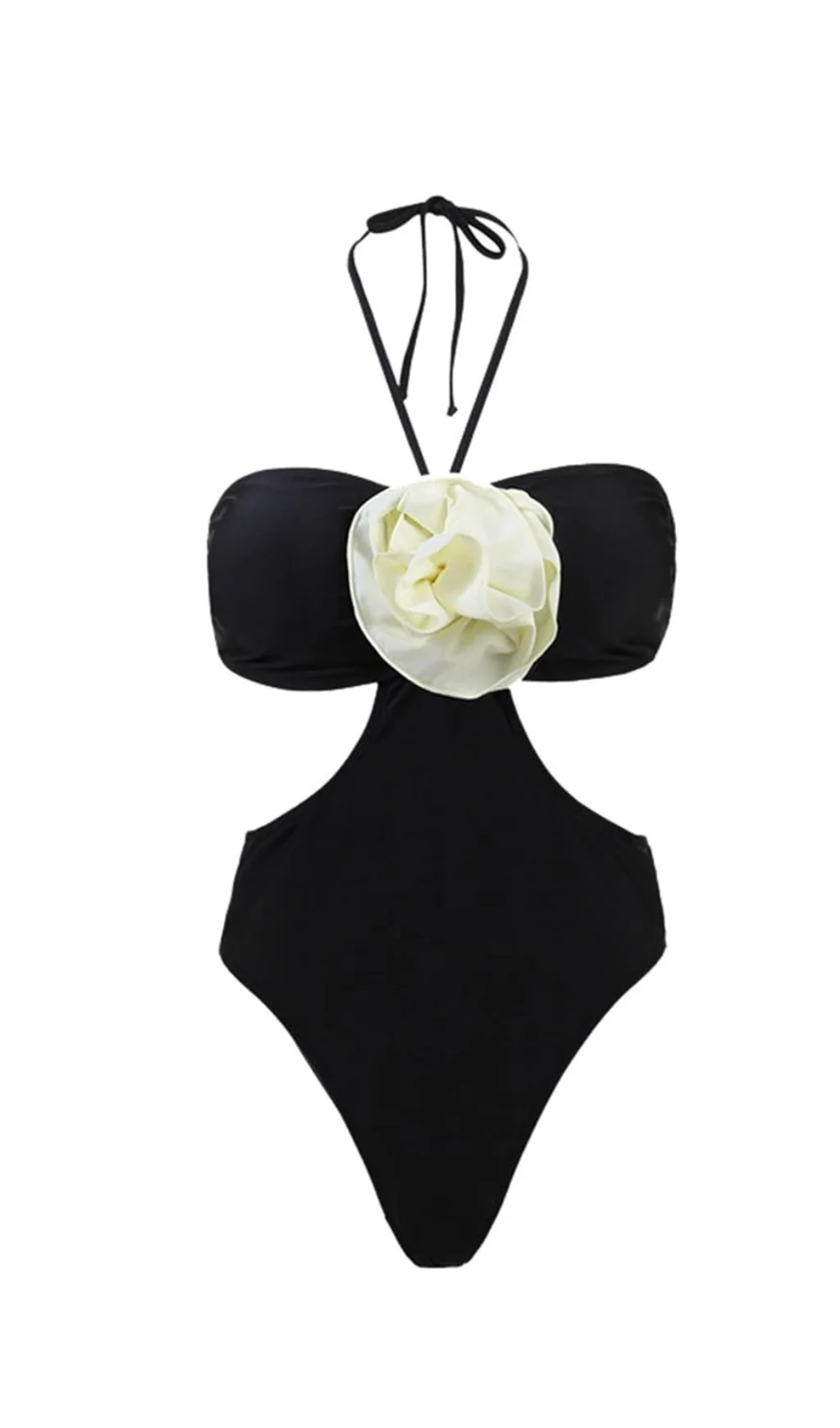 Colorful Blossom Halter Swimwear for Women