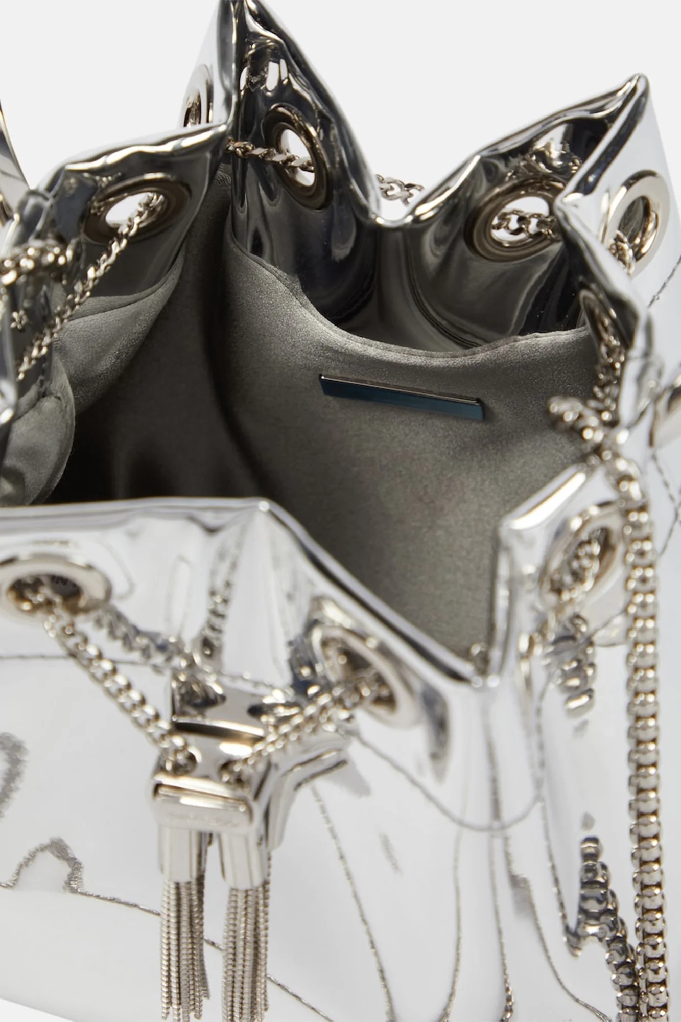 Silver Metallic Bucket Hat